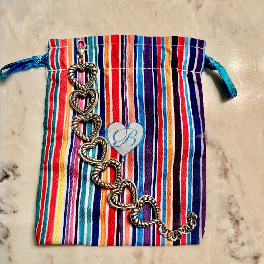 30. Brighton Silver Heart Link Bracelet - Picture 4 of 5
